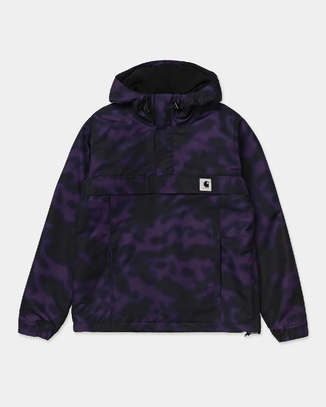 Women's moto jackets with a lace - up front for a unique and stylish touchWomen's Nimbus Pullover (Winter) | Purple Blur Camo Women's moto jackets with a lace - up front for a unique and stylish touchWomen's Nimbus Pullover (Winter) | Purple Blur Camo