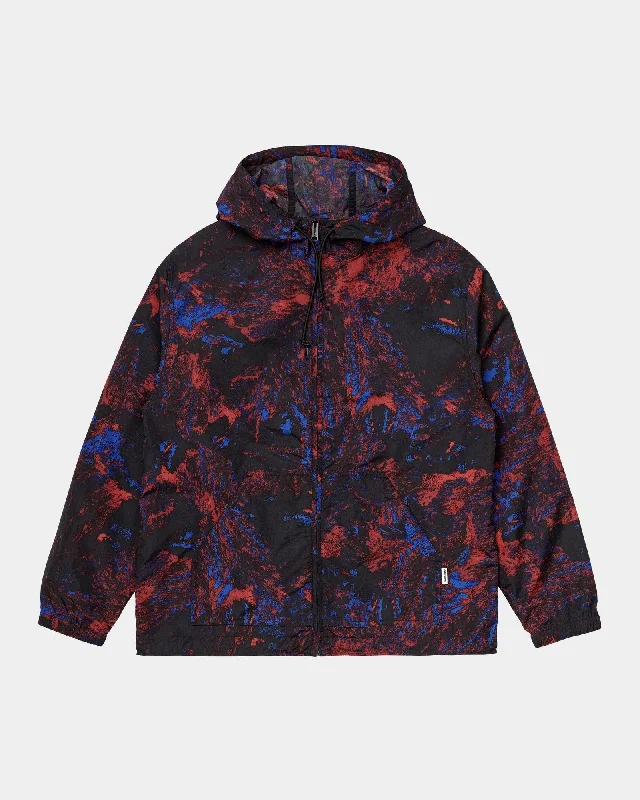 Women's moto jackets with a lace - up front for a unique and stylish touchTerrain Jacket | Black Satellite Print Women's moto jackets with a lace - up front for a unique and stylish touchTerrain Jacket | Black Satellite Print