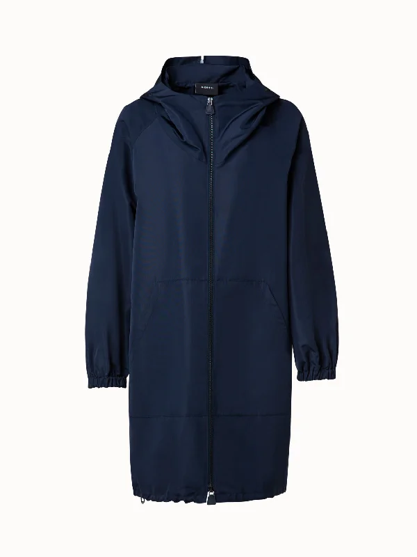 Shearling - lined women's leather coats for ultimate warmth and luxuryWater-Repellent Silk Taffeta Parka Shearling - lined women's leather coats for ultimate warmth and luxuryWater-Repellent Silk Taffeta Parka