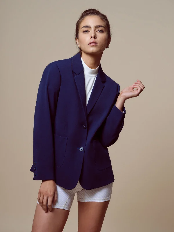 Women's windbreaker jackets with adjustable hoods for windy daysTravel Blazer