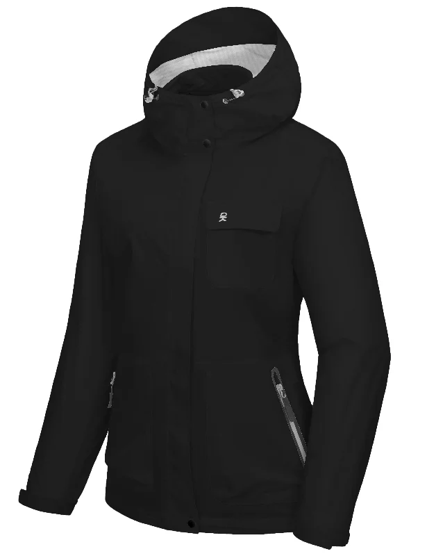 Women's windbreaker jackets with adjustable hoods for windy daysWomen's Waterproof Rain Jacket Hooded Lightweight Raincoat Women's windbreaker jackets with adjustable hoods for windy daysWomen's Waterproof Rain Jacket Hooded Lightweight Raincoat
