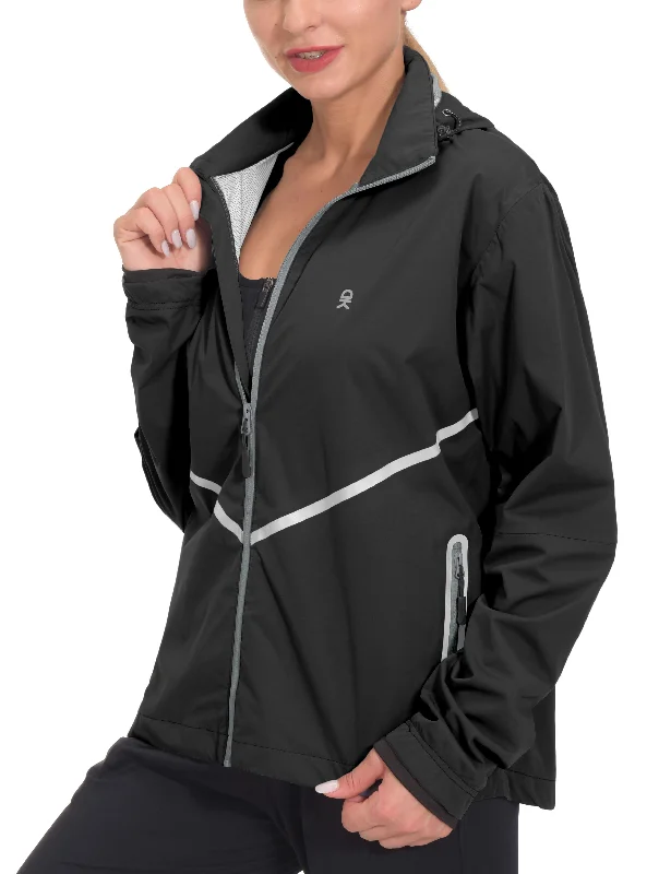 Women's military - style jackets with epaulets for a tough and fashionable appearanceWomen's Waterproof Running Reflective Cycling Jackets Women's military - style jackets with epaulets for a tough and fashionable appearanceWomen's Waterproof Running Reflective Cycling Jackets