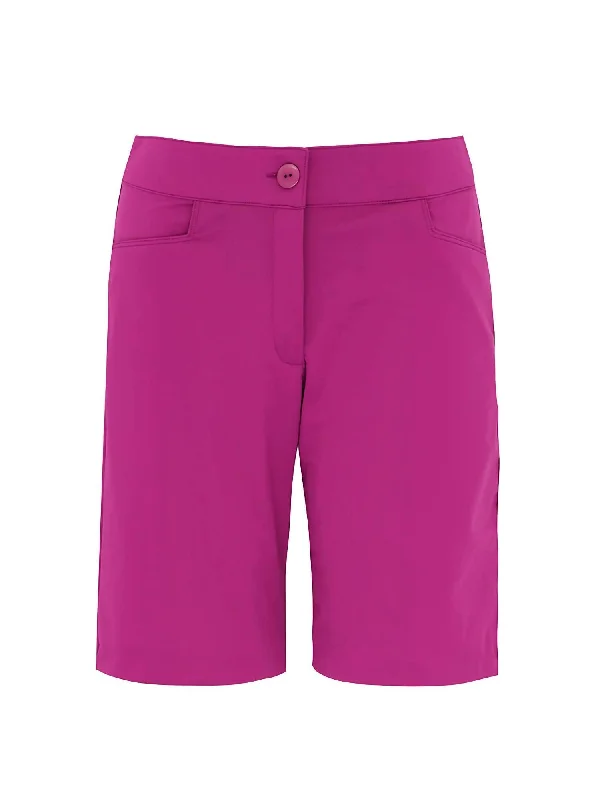 Polo shirt with a built - in bra for added support23473 Pink