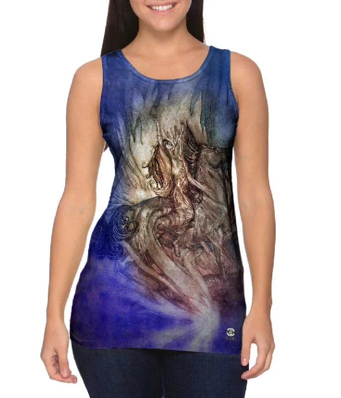 Women's Spaghetti Strap Tank Tops with Geometric PatternsArthur Rackham - "Siegfried and the Twilight of the Gods " (1911) Women's Spaghetti Strap Tank Tops with Geometric PatternsArthur Rackham - "Siegfried and the Twilight of the Gods " (1911)