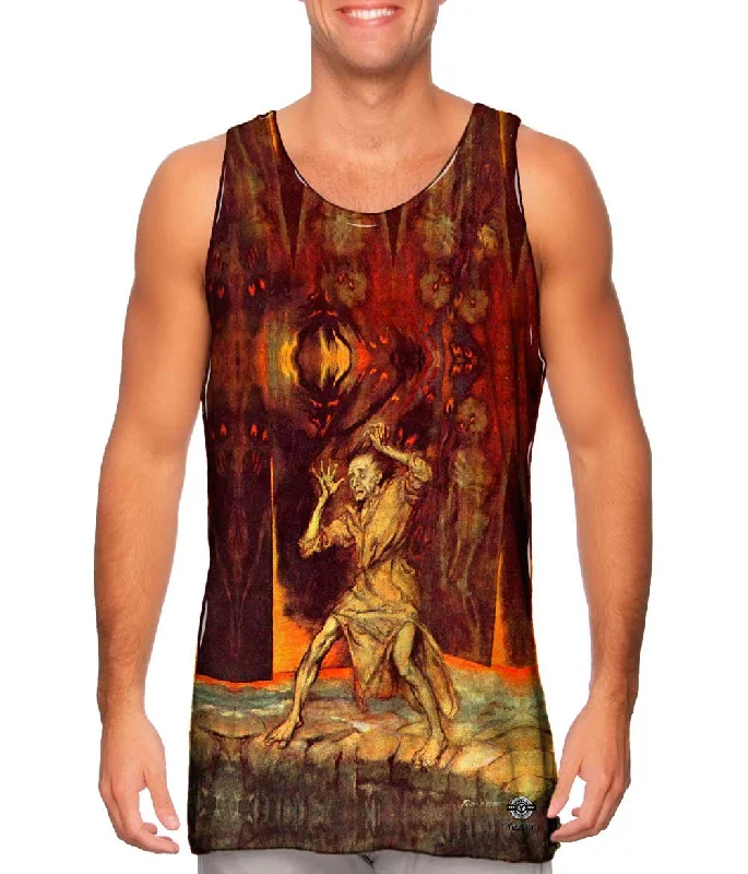 Crew Neck Women's Sustainable Tank Tops Made from Recycled MaterialsArthur Rackham - "The Pit and the Pendulum" (1935) Crew Neck Women's Sustainable Tank Tops Made from Recycled MaterialsArthur Rackham - "The Pit and the Pendulum" (1935)