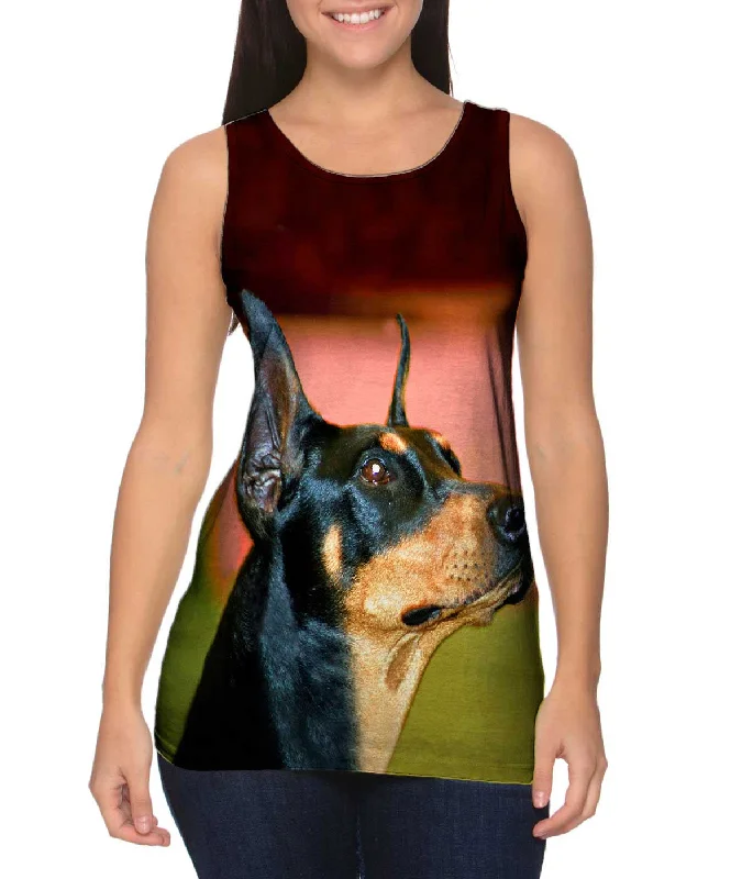 Halter Neck Women's Modal Blend Tank Tops for ComfortAspirational Doberman