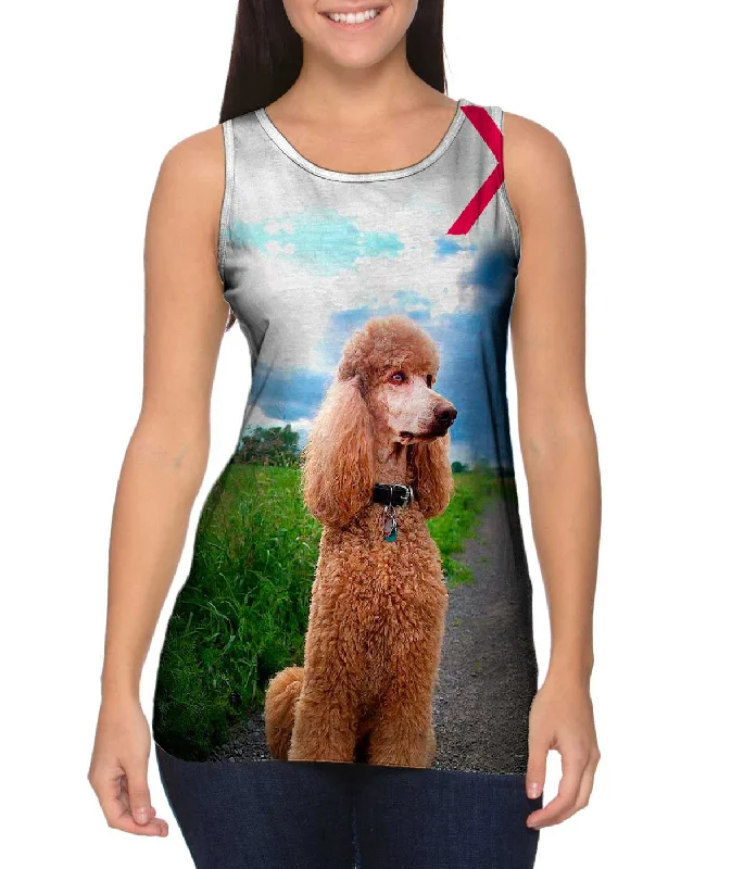 Plunge Neck Women's Seamless Tank Tops for a Smooth FitAspiring Poodle Outdoors