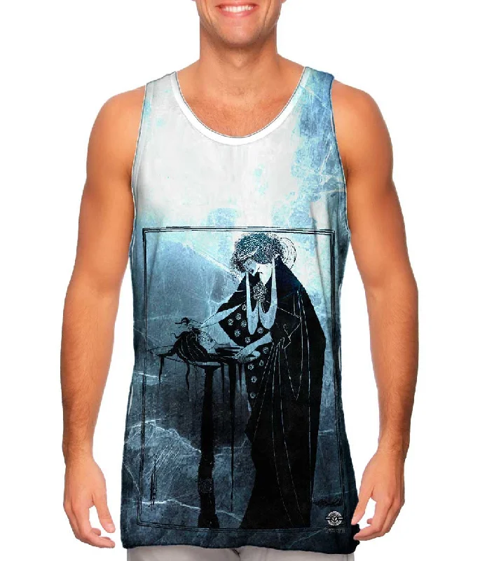 Square Neck Women's Organic Cotton Tank Tops in Earth TonesAubrey Beardsley - "The Dancer_#_s Reward" (1894) Square Neck Women's Organic Cotton Tank Tops in Earth TonesAubrey Beardsley - "The Dancer_#_s Reward" (1894)