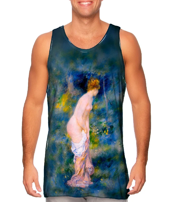 One - Shoulder Women's Rayon Blend Tank Tops for a Flowy LookAuguste Renoir - "The Standing Bather" (1887) One - Shoulder Women's Rayon Blend Tank Tops for a Flowy LookAuguste Renoir - "The Standing Bather" (1887)