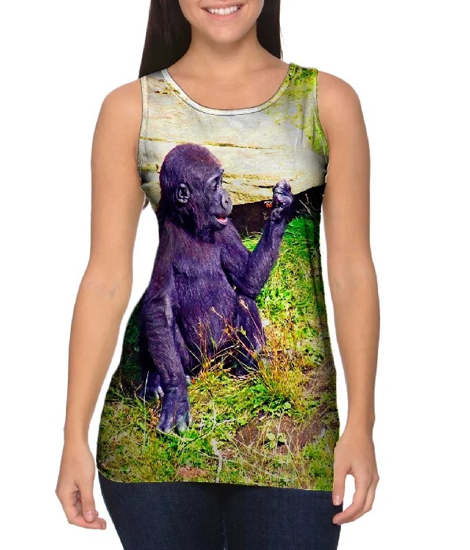 Plunge Neck Women's Seamless Tank Tops for a Smooth FitBaby Gorilla Manicure