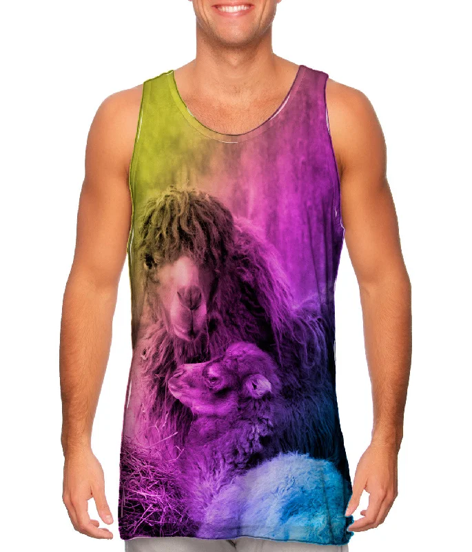V - Neck Women's Moisture - Wicking Tank Tops for RunningBaby Mother Camel
