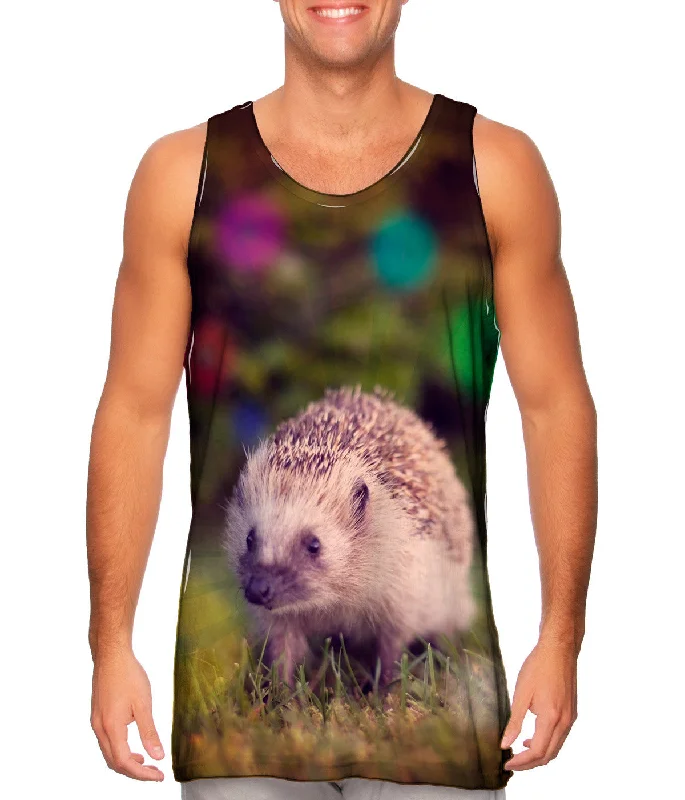 Plus Size Women's Side - Slit Tank Tops in Metallic ShadesBaby Porcupine