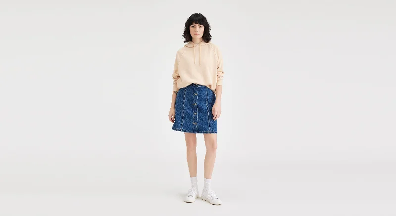 Organic cotton polo shirt for eco - friendly consumersButton Front Mini Skirt