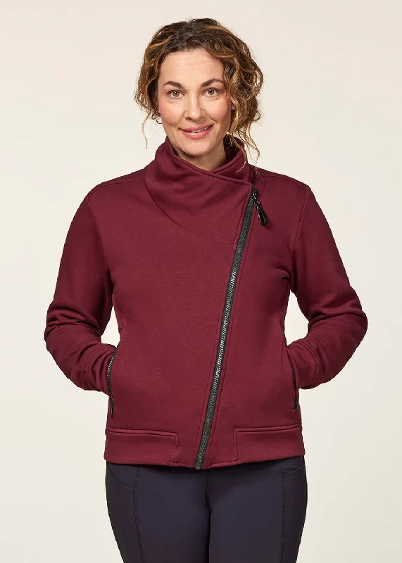 Lace - Trimmed Women Long Sleeve Top for an Elegant LookWrap Front Fleece Jacket