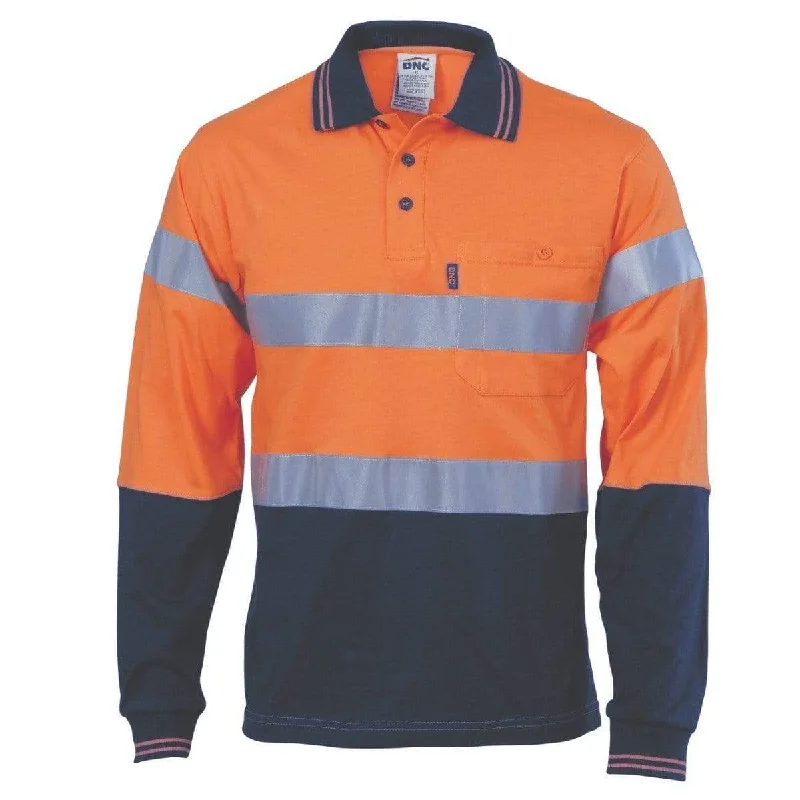 Dry - clean only polo shirt in luxurious silk blendDnc Workwear Hi-vis Cool-breeze Cotton Long Sleeve Jersey Polo With Csr Reflective Tape - 3916 Dry - clean only polo shirt in luxurious silk blendDnc Workwear Hi-vis Cool-breeze Cotton Long Sleeve Jersey Polo With Csr Reflective Tape - 3916