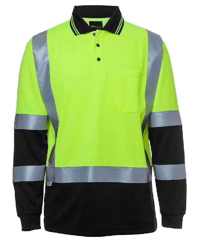 Antibacterial polo shirt for fitness enthusiastsJB'S Hi-Vis Long Sleeve H Pattern Trad Polo 6DHL Antibacterial polo shirt for fitness enthusiastsJB'S Hi-Vis Long Sleeve H Pattern Trad Polo 6DHL