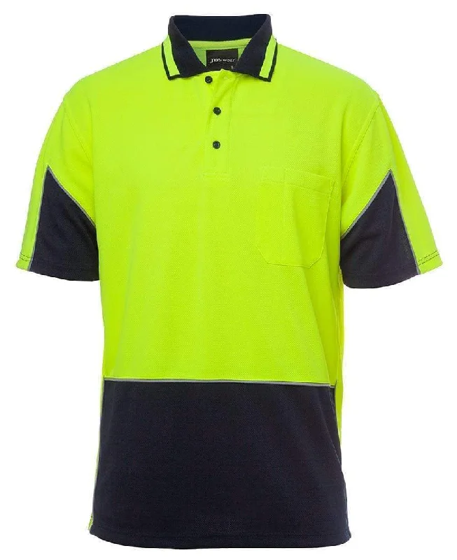 V - neck polo shirt in soft merino wool for winterJB'S Hi-Vis Short Sleeve Gap Polo 6HVGS V - neck polo shirt in soft merino wool for winterJB'S Hi-Vis Short Sleeve Gap Polo 6HVGS