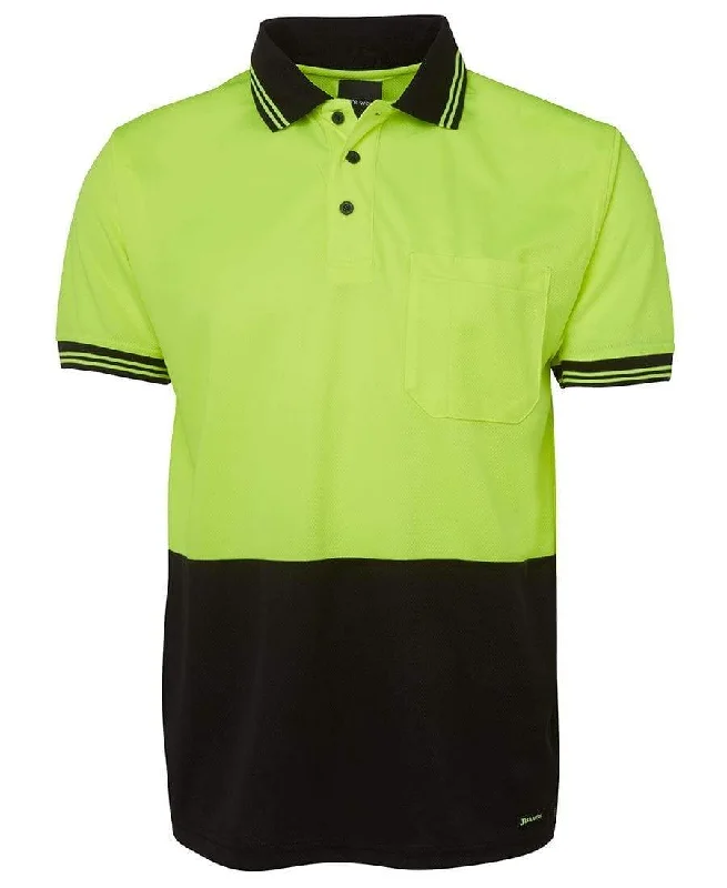Fair - trade polo shirt supporting ethical productionJB'S Hi-Vis Short Sleeve Traditional Polo 6HVPS Fair - trade polo shirt supporting ethical productionJB'S Hi-Vis Short Sleeve Traditional Polo 6HVPS