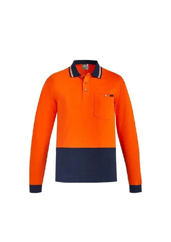 Sleeveless polo shirt for hot summer daysSYZMIK mens hi vis cotton l/s polo zh430