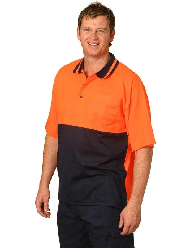 Nursing polo shirt for breastfeeding mothersSafety Polo SW12