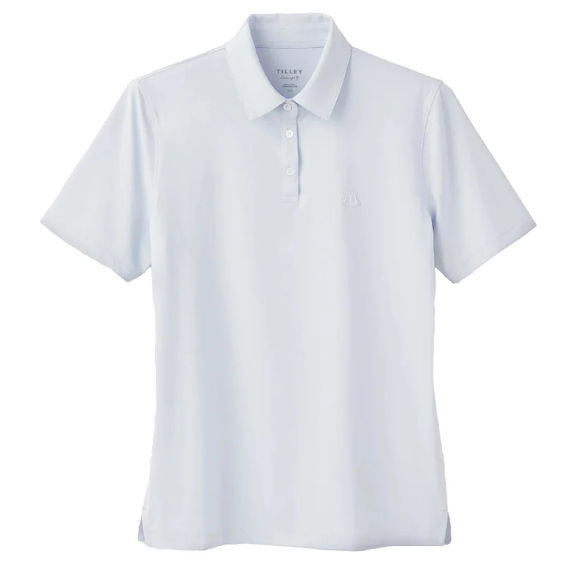 Retro - style polo shirt with a vintage logoWomens Caddy Polo Light Blue - AW24