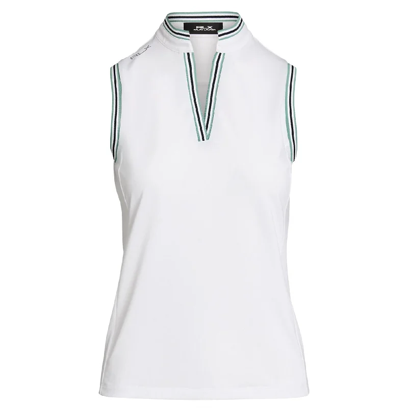 Maternity polo shirt for pregnant women's comfortWomens RLX Tailored Fit SL Polo Ceramic White - AW24 Maternity polo shirt for pregnant women's comfortWomens RLX Tailored Fit SL Polo Ceramic White - AW24