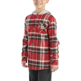 Ruffled Cuff Women Long Sleeve Top with a Feminine TouchYouth Boys Long Sleeve Flannel Button Front Hooded Shirt - Chili Pepper Ruffled Cuff Women Long Sleeve Top with a Feminine TouchYouth Boys Long Sleeve Flannel Button Front Hooded Shirt - Chili Pepper
